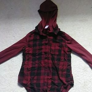 Button up sweatshirt